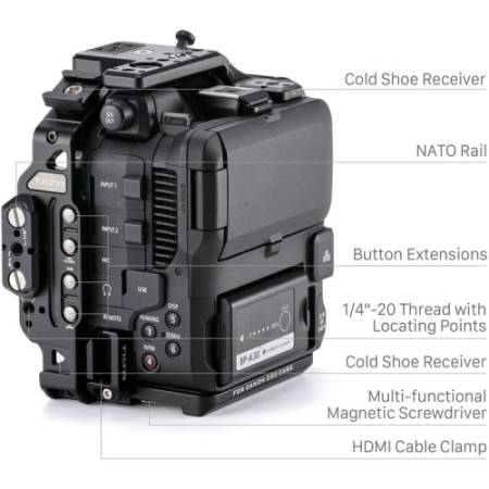 Tilta ES-T25-C-V (Pro Kit V-Mount) - zestaw z klatką do Canon C80 - szczegóły
